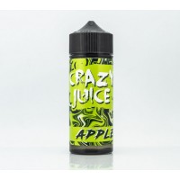 Рідина для електронних сигарет Crazy Juice Apple 120мл 1.5мг (Зелене Яблуко)