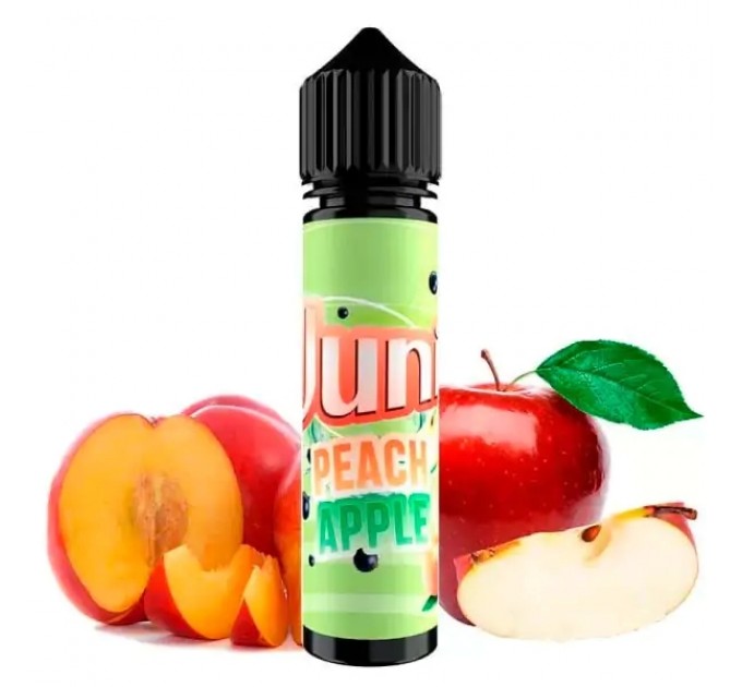 Жидкость для электронных сигарет Juni Peach Apple 60 мл 1.5 мг (Персик Яблоко Смородина Кислинка Холод)