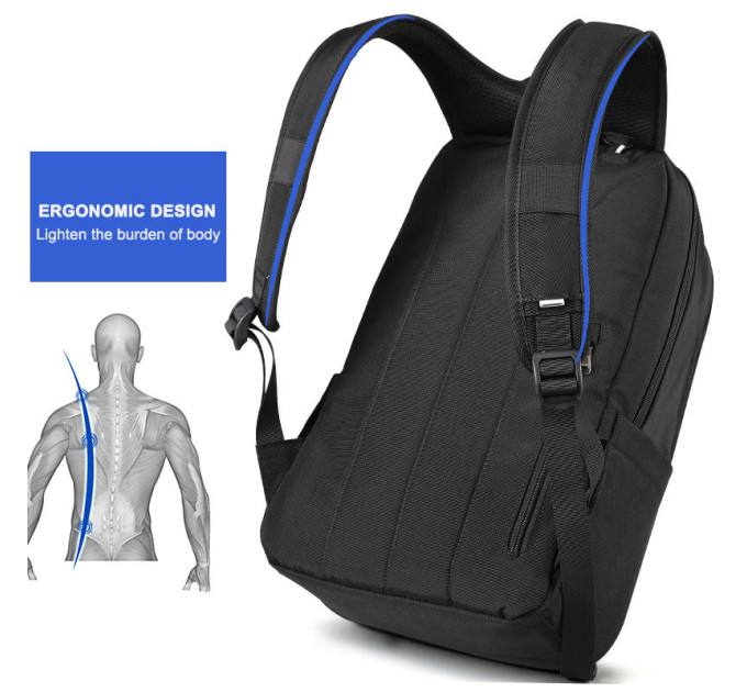 Городской рюкзак Tigernu T-B3090B 24л для ноутбука 15.6'' (Black) (17049)