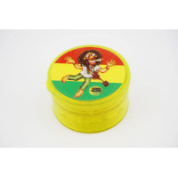 Гриндер для измельчения табака HL-176 (Bob Marley Yellow)
