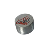Гриндер для измельчения табака Амстердам HL-243 (Девушка в огне, Silver)