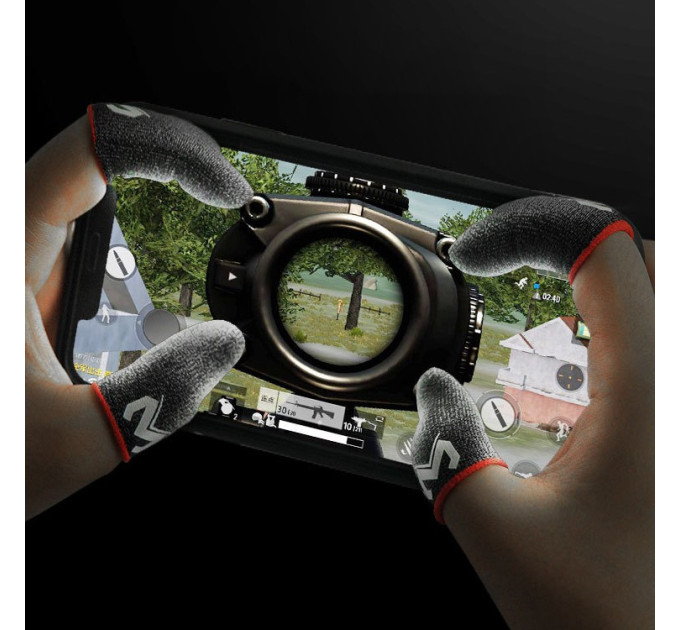 Игровые напальчники для телефона Memo FS01 Original сенсорные перчатки для мобильного гейминга () (19176)