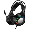 Игровые наушники проводные Borofone BO112 Геймерская гарнитура с микрофоном и RGB подсветкой (Black) (19253)