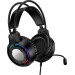 Игровые наушники проводные Borofone BO112 Геймерская гарнитура с микрофоном и RGB подсветкой (Black) (19253)
