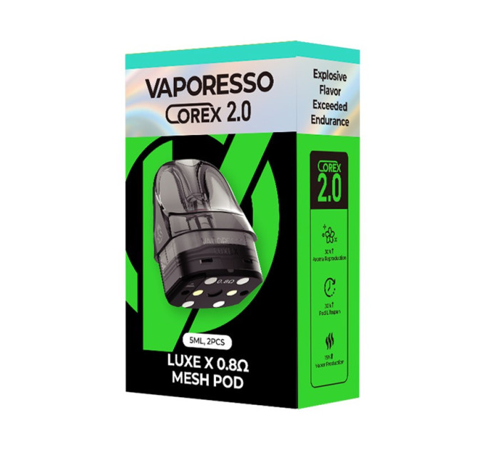 Картридж Vaporesso LUXE X Corex 2.0 5ml Original Coil (Mesh - 0.8 Ом) (16859)