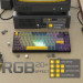 Клавиатура механическая AJAZZ AK820 Moon Switch / с подсветкой RGB / Раскладка 75% (Gray White Yellow) (19570)
