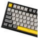 Клавиатура механическая AJAZZ AK820 Moon Switch / с подсветкой RGB / Раскладка 75% (Gray White Yellow) (19570)