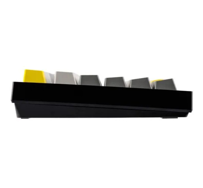 Клавиатура механическая AJAZZ AK820 Moon Switch / с подсветкой RGB / Раскладка 75% (Gray White Yellow) (19570)