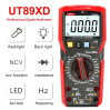 Мультиметр UNI-T UT89XD Цифровой мультитестер; Напряжение DC/AC; Ток DC/AC; R; C; Прозвонка цепи; тест Диодов-транзисторов, NCV, Live, частота, емкость (19824)