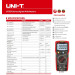 Мультиметр UNI-T UT89XD Цифровой мультитестер; Напряжение DC/AC; Ток DC/AC; R; C; Прозвонка цепи; тест Диодов-транзисторов, NCV, Live, частота, емкость (19824)