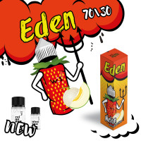 Набір для самозамішування на органічному нікотині WES Split 60 мл, 0-6 мг Eden (Диня з полуницею)