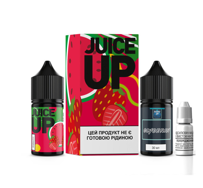 Набор для самозамеса солевой Fucked Juice Up Salt 30 мл, 0-50 мг Watermelon Strawberry (Арбуз Клубника) (15501)