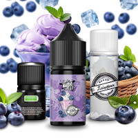 Набор для самозамеса солевой Hype New 30 мл, 0-50 мг Blueberry Ice Cream (Черничное мороженое)