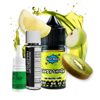Набор для самозамеса солевой Sour Boom 15 мл (Candy shock Киви Яблоко Лайм:, 0-65 мг)