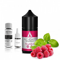 Набор компонентов для самозамеса солевой ALCHEMIST 30 мл (Rasp Basil Малина Базилик, 0-50 мг)