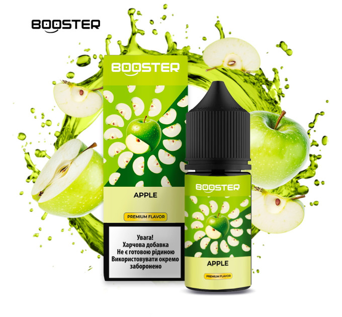 Набор компонентов для самозамеса солевой BOOSTER 30 мл (Apple, Яблоко 0-50 мг) (19070)