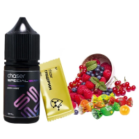 Набор компонентов для самозамеса солевой CHASER Special Berry 30 мл (BERRY CANDY Ягодные конфеты, 0-50 мг)