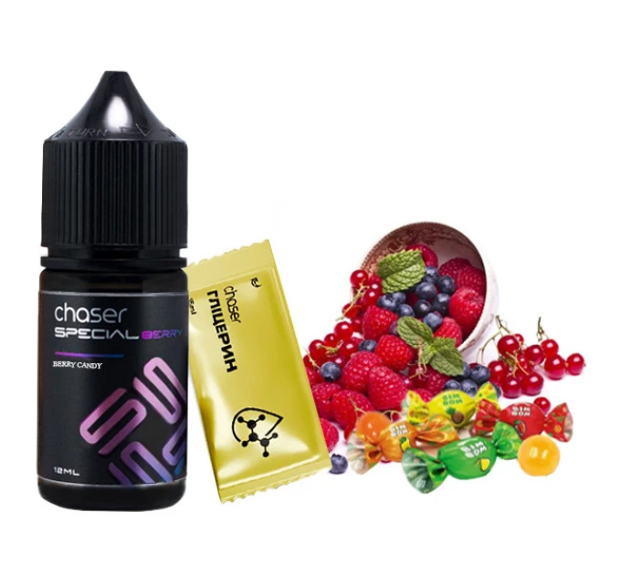 Набор компонентов для самозамеса солевой CHASER Special Berry 30 мл (BERRY CANDY Ягодные конфеты, 0-50 мг) (18041)