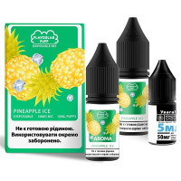 Набор компонентов для самозамеса солевой Flavorlab Disposable Puff 10 мл (Pineapple ice Ананасовый лед, 0-65 мг)
