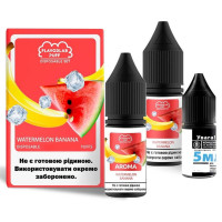 Набор компонентов для самозамеса солевой Flavorlab Disposable Puff 30 мл (Watermelon banana, Арбуз Банан 0-50 мг)