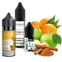 Набор компонентов для самозамеса солевой Flavorlab PE 10000 30мл (Apple Orange Cinnamon, яблоко апельсин корица 0-65 мг)