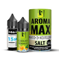 Набор компонентов для самозамеса солевой жидкости Flavorlab Aroma MAX 30 мл (Манго с холодком, 0-65 мг)