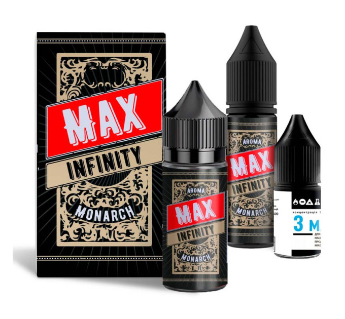Набор компонентов для самозамеса солевой жидкости Flavorlab Infinity MAX 30 мл (Monarсh Табак с вишней, 0-65 мг) (17926)