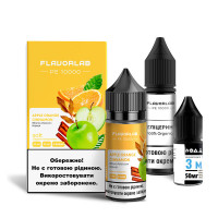 Набор компонентов для самозамеса солевой жидкости Flavorlab PE 10000 30 мл (Яблоко апельсин корица, 0-50 мг)
