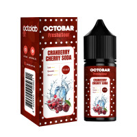 Набор компонентов для самозамеса солевой жидкости Octobar Fresh & Sour 30 мл (Cranberry Cherry Soda Клюква Вишня, 0-65 мг)