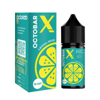 Набор компонентов для самозамеса солевой жидкости Octobar X 30 мл (Lemon Mint Лимон Мята, 0-65 мг)