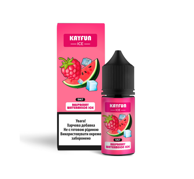 Набор компонентов для самозамеса солевой заправки Flavorlab Kayfun Ice 30 мл (Raspberry Watermelon Ice Малина Арбуз, 0-50 мг) (18735)