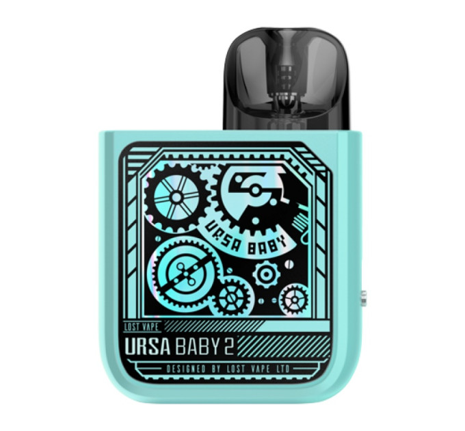 Под-система Lost Vape Ursa Baby 2 Pod 900mAh 2.5ml Original Kit (Pop Blue x Time Gear)Fancy Maz (15801)