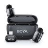 Профессиональный беспроводной петличный микрофон Boya mini 2-02 Type-C комплект из 2 микрофонов с шумоподавлением (Black) (19536)