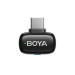 Профессиональный беспроводной петличный микрофон Boya mini 2-02 Type-C комплект из 2 микрофонов с шумоподавлением (Black) (19536)