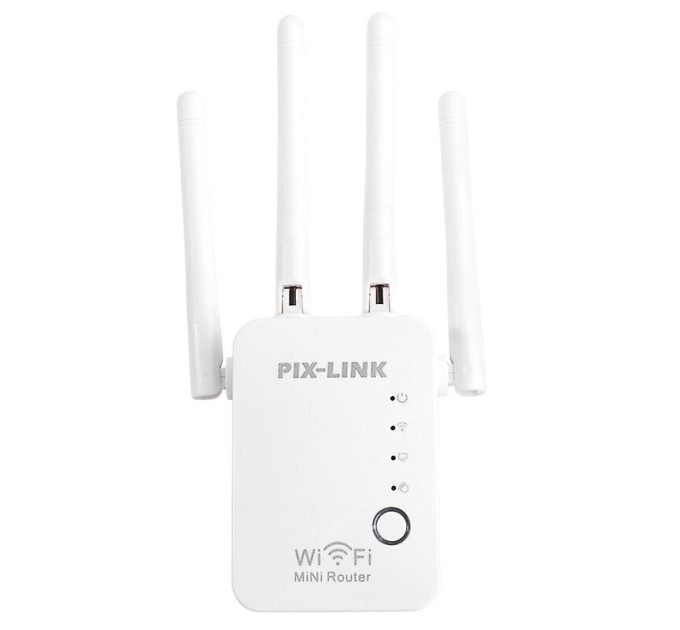 Ретранслятор усилитель Wi-Fi PIX-LINK LV-WR16Q (White) (17605)