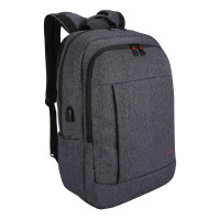 Рюкзак городской Tigernu T-B3142 с USB портом и отсеком для ноутбука до 17'' 18л (Grey)