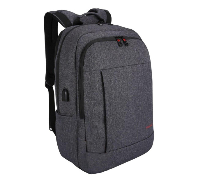 Рюкзак городской Tigernu T-B3142 с USB портом и отсеком для ноутбука до 17'' 18л (Grey) (19384)