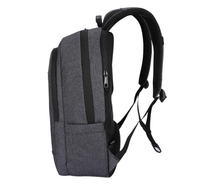 Рюкзак городской Tigernu T-B3142 с USB портом и отсеком для ноутбука до 17'' 18л (Grey) (19384)