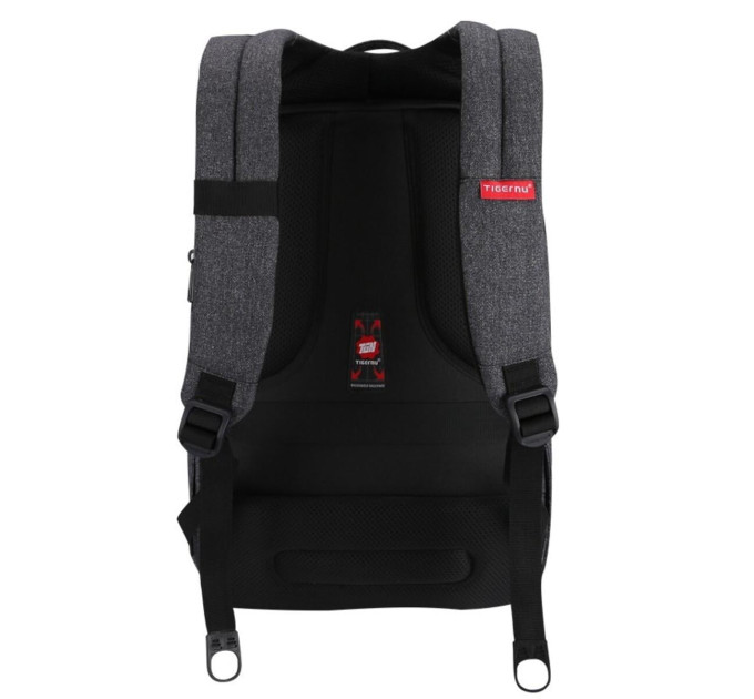 Рюкзак городской Tigernu T-B3142 с USB портом и отсеком для ноутбука до 17'' 18л (Grey) (19384)