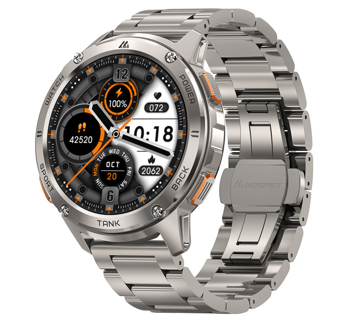 Смарт-часы Kospet Tank T3 Special Edition Original (Silver) (16989)