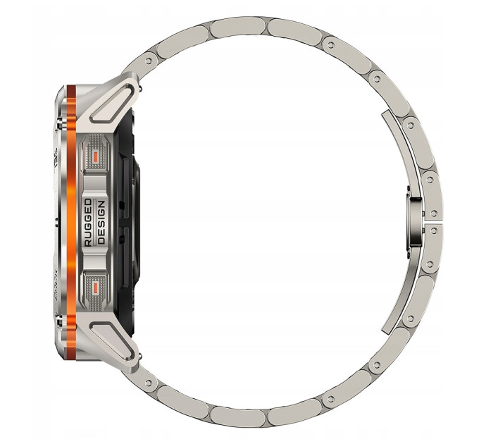 Смарт-часы Kospet Tank T3 Ultra 2 Special Edition Два ремешка Original (Silver) (18652)