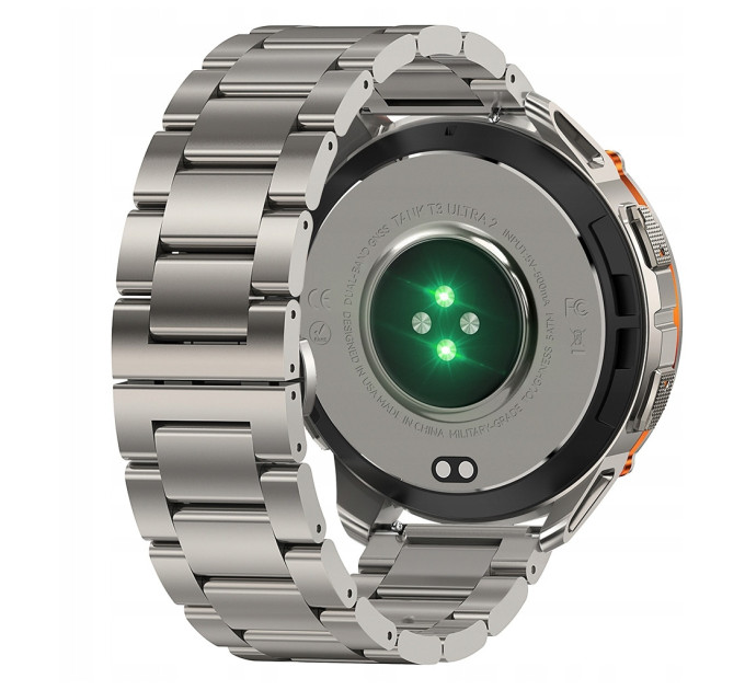 Смарт-часы Kospet Tank T3 Ultra 2 Special Edition Два ремешка Original (Silver) (18652)