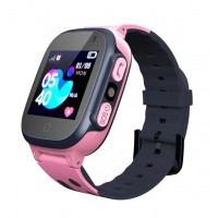 Смарт-часы детские Q15 с функцией звонка, 4G и GPS (Pink)