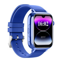 Смарт-часы детские Wonlex KT34 камерой WI-FI GPS SIM-карта Original силиконовый ремешок (Blue)
