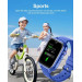 Смарт-часы детские Wonlex KT34 камерой WI-FI GPS SIM-карта Original силиконовый ремешок (Blue) (17779)