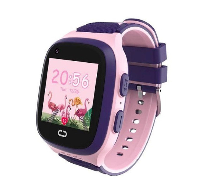Смарт часы-телефон детские LT31E с камерой WI-FI GPS SIM-карта (Pink) (18323)