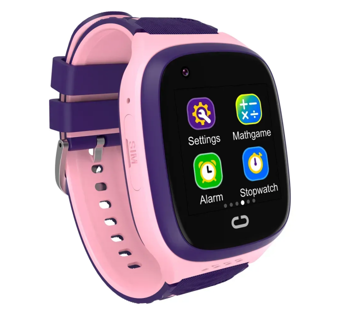 Смарт часы-телефон детские LT31E с камерой WI-FI GPS SIM-карта (Pink) (18323)