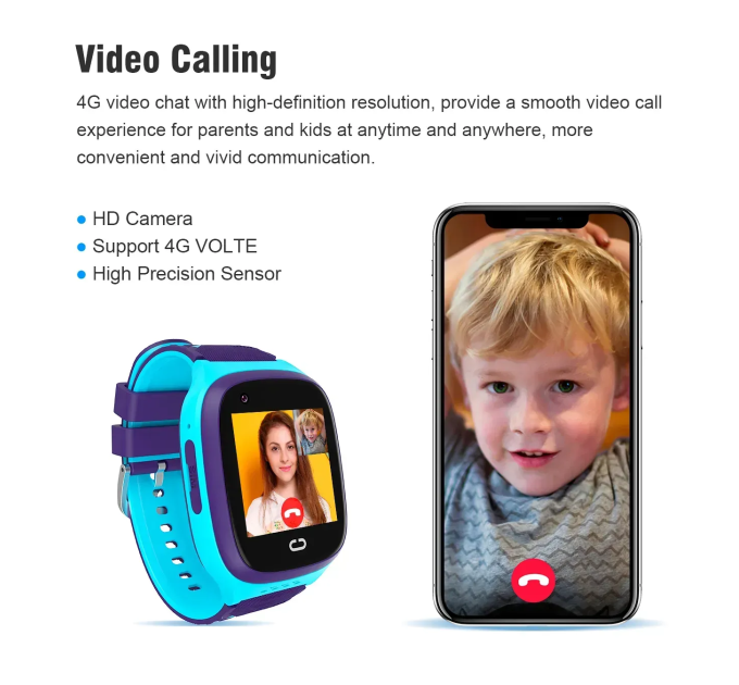 Смарт часы-телефон детские LT31E с камерой WI-FI GPS SIM-карта (Pink) (18323)