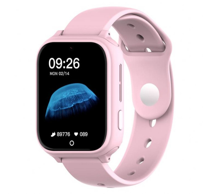 Смарт часы-телефон детские Wonlex CT25 Original с видеозвонком WI-FI GPS SIM-карта (Pink) (18357)