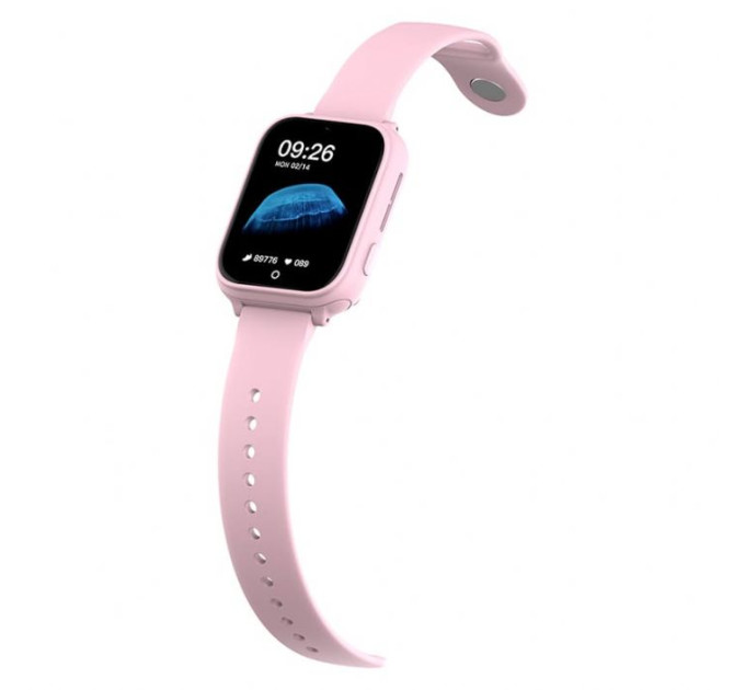 Смарт часы-телефон детские Wonlex CT25 Original с видеозвонком WI-FI GPS SIM-карта (Pink) (18357)